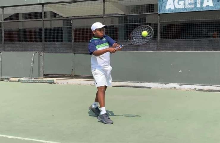 Aditya Nair Wins 12&14 singles State title