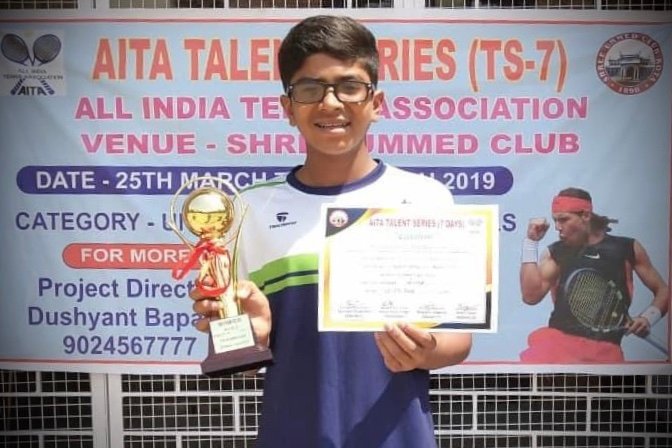 Vaheen Patel wins AITA TS7 title in Kota