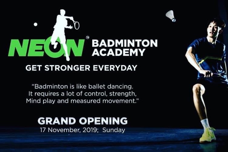 Neon Professional Badminton Academy Opening Soon